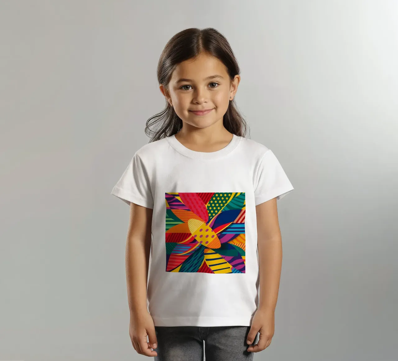 Trama strutturata t-shirt bambini da Line Fable
