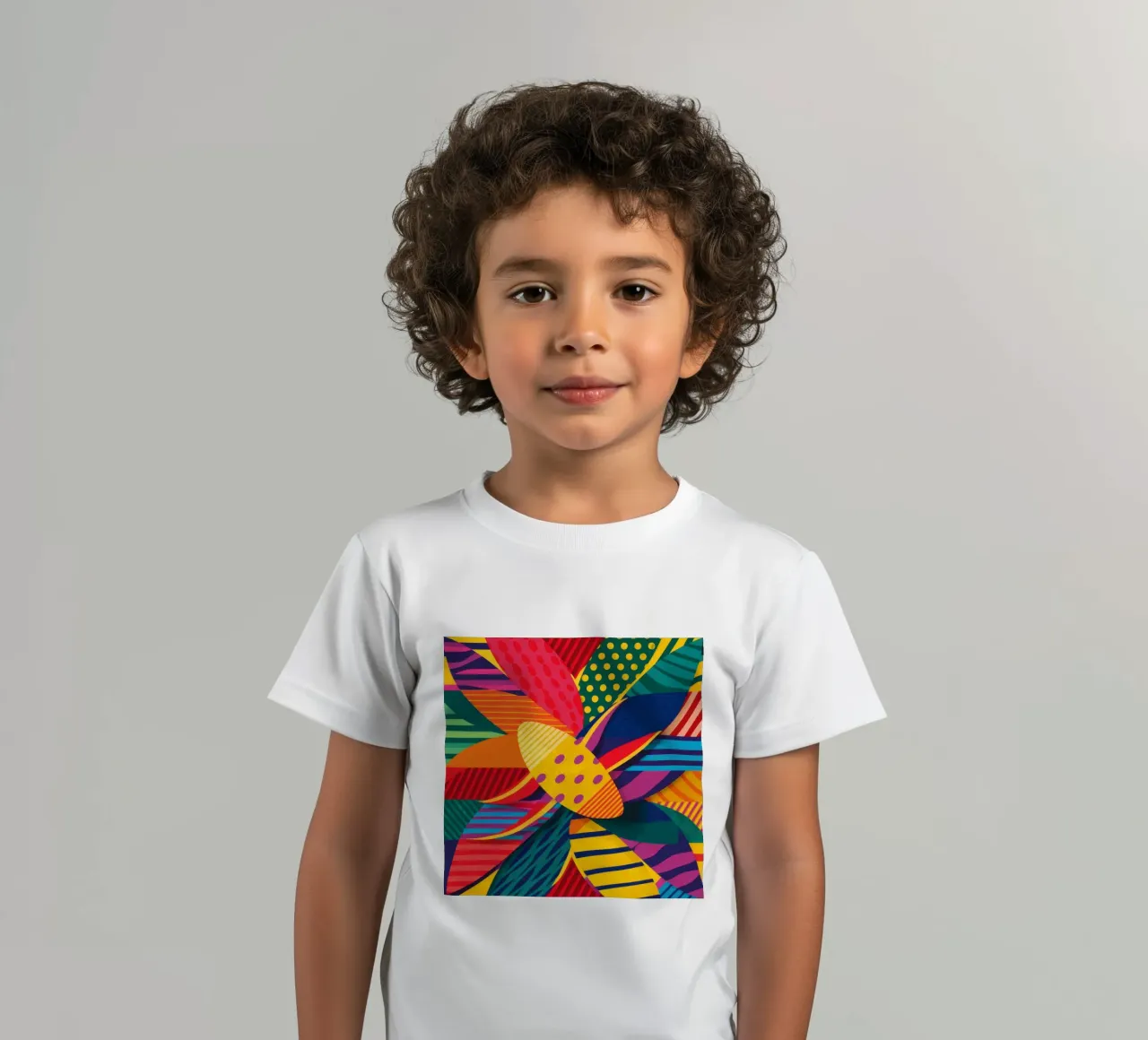 Trama strutturata t-shirt bambini da Line Fable