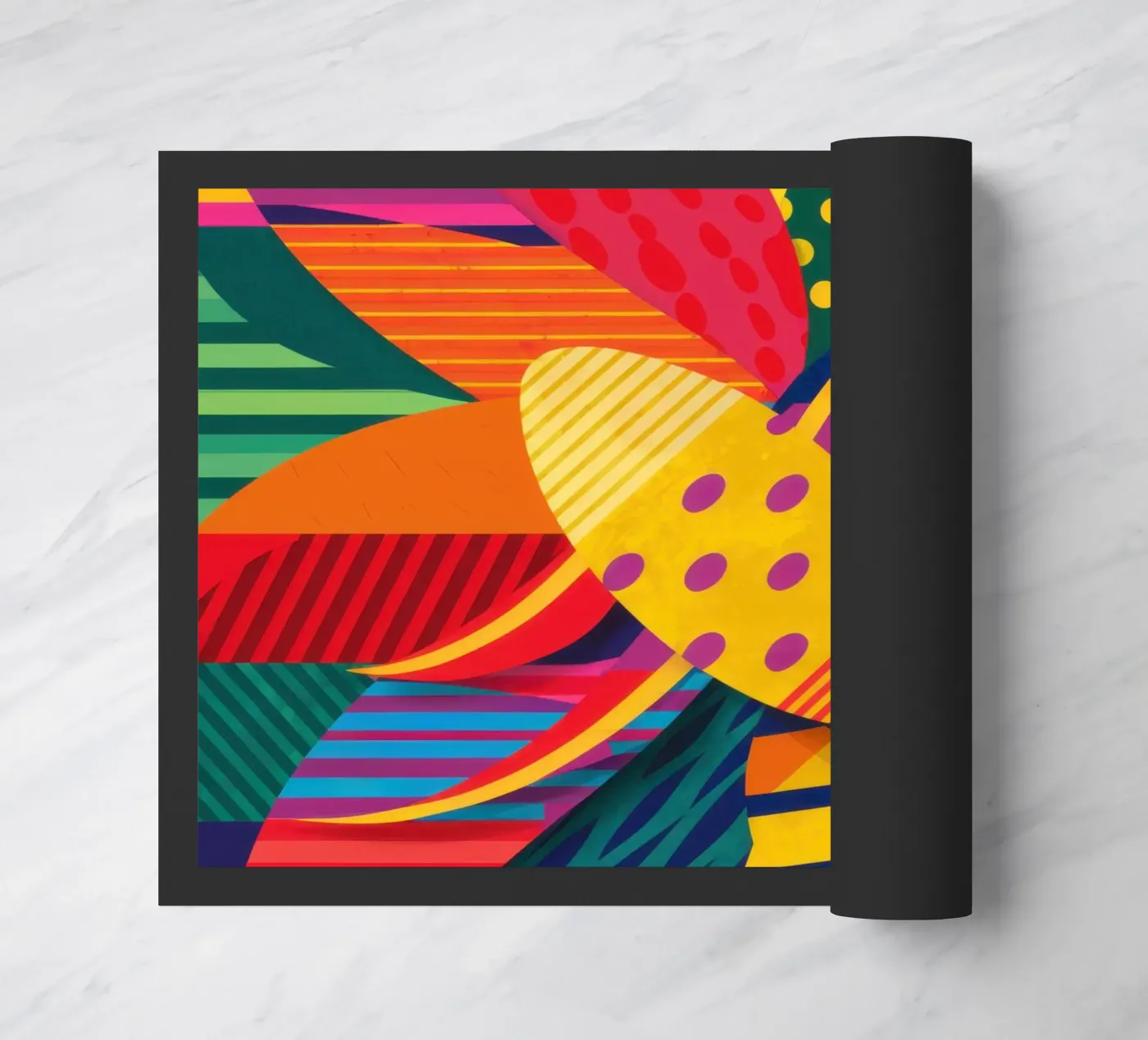 Strukturiertes Webmuster Fußmatte von Line Fable