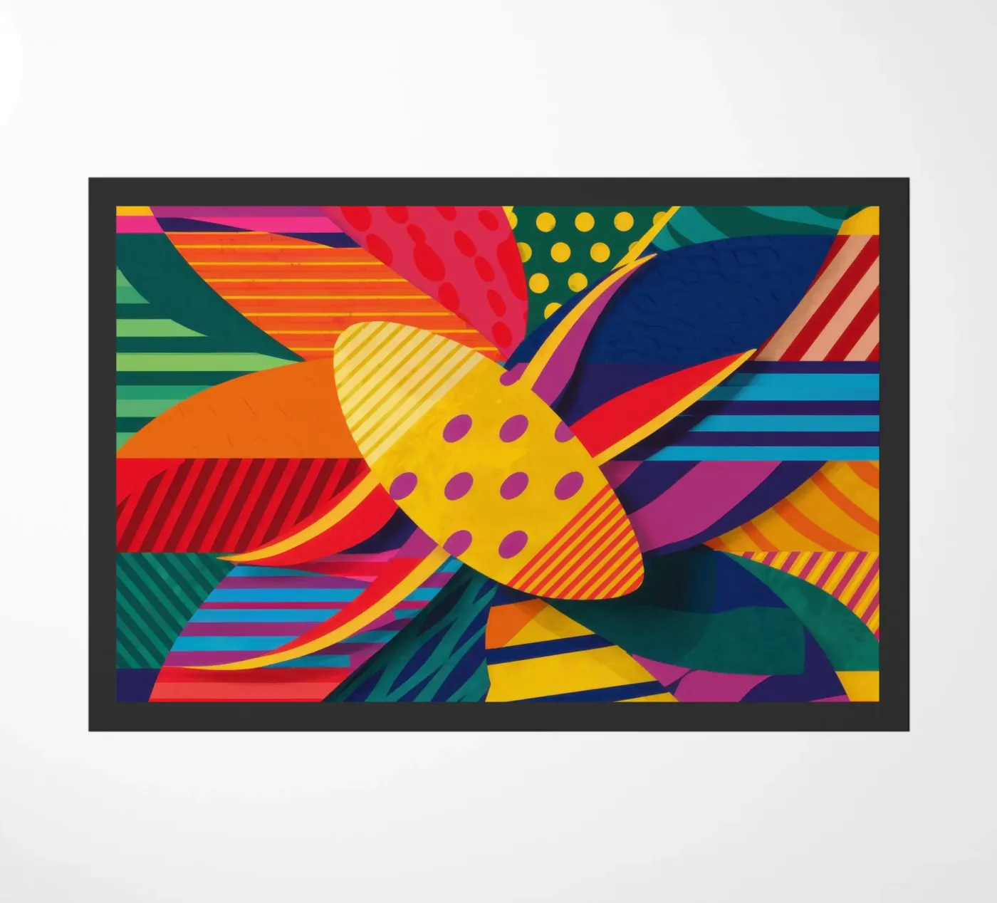 Textured Pattern Weave doormat by Line Fable