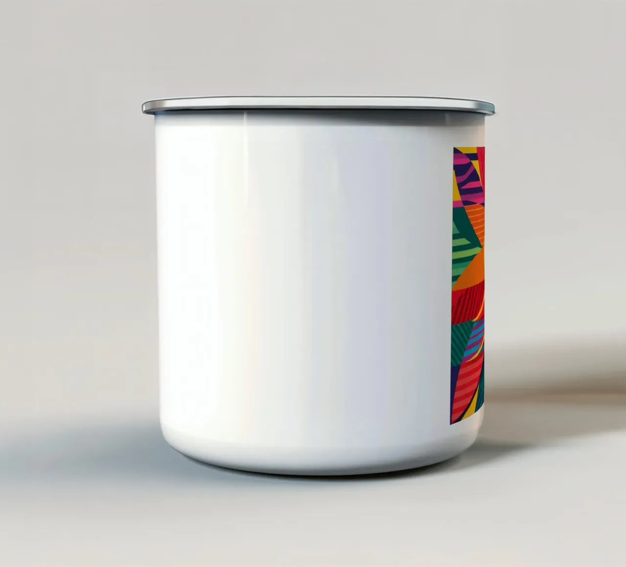 Trama strutturata tazza in smalto da Line Fable