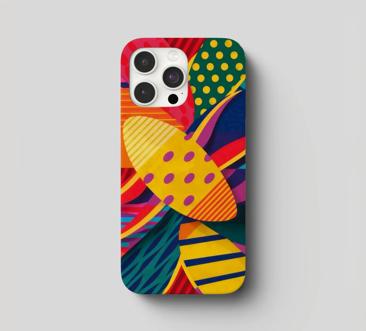 Strukturiertes Webmuster iPhone Hülle von Line Fable