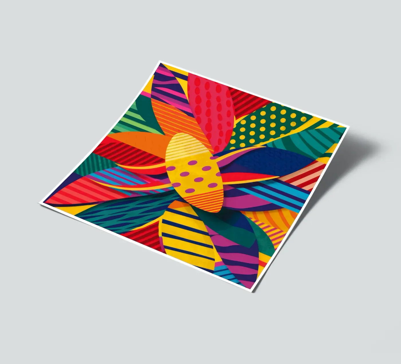 Textured Pattern Weave Stickerbogen von Line Fable