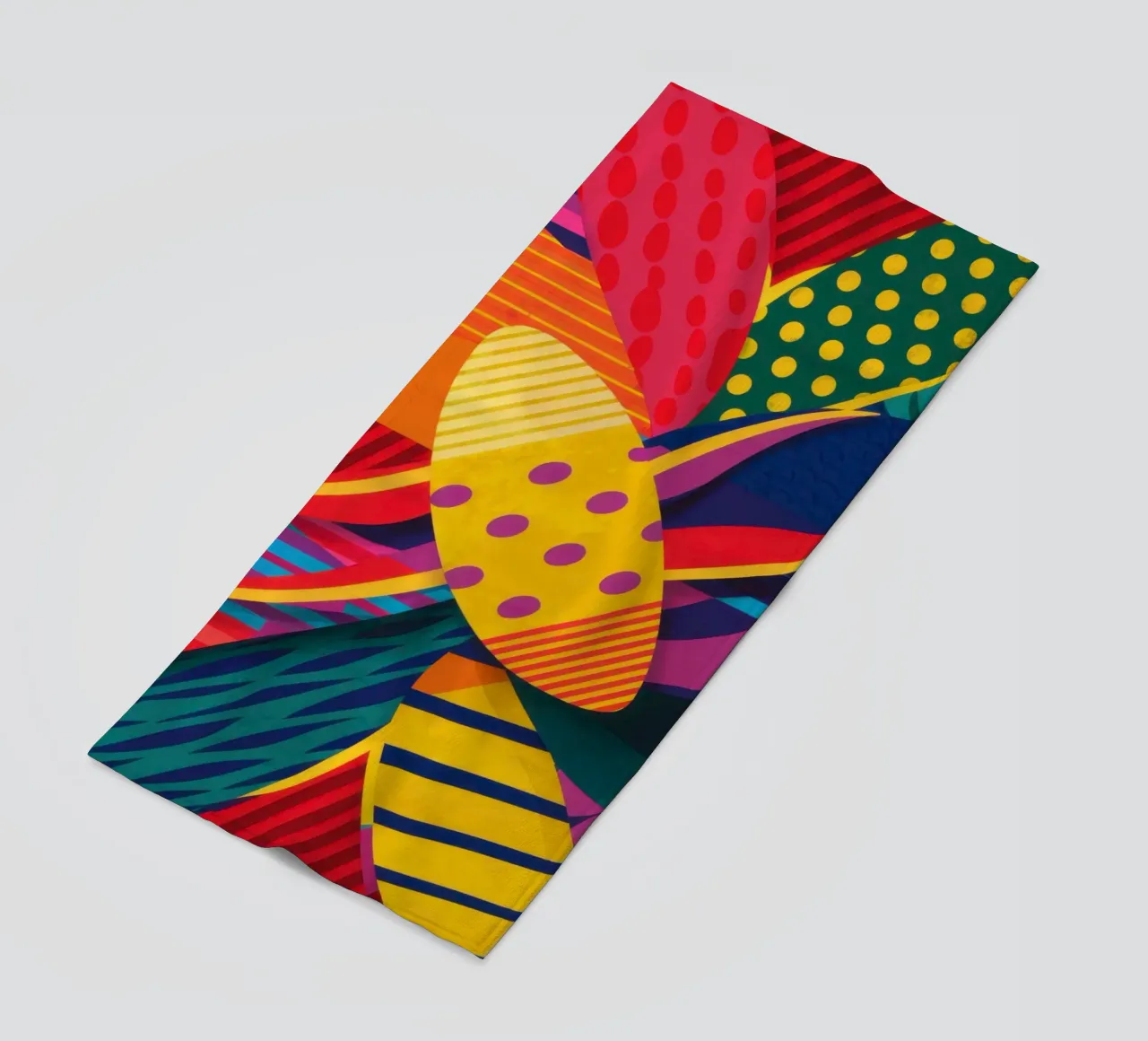 Tissage à motifs texturés serviette de plage de Line Fable