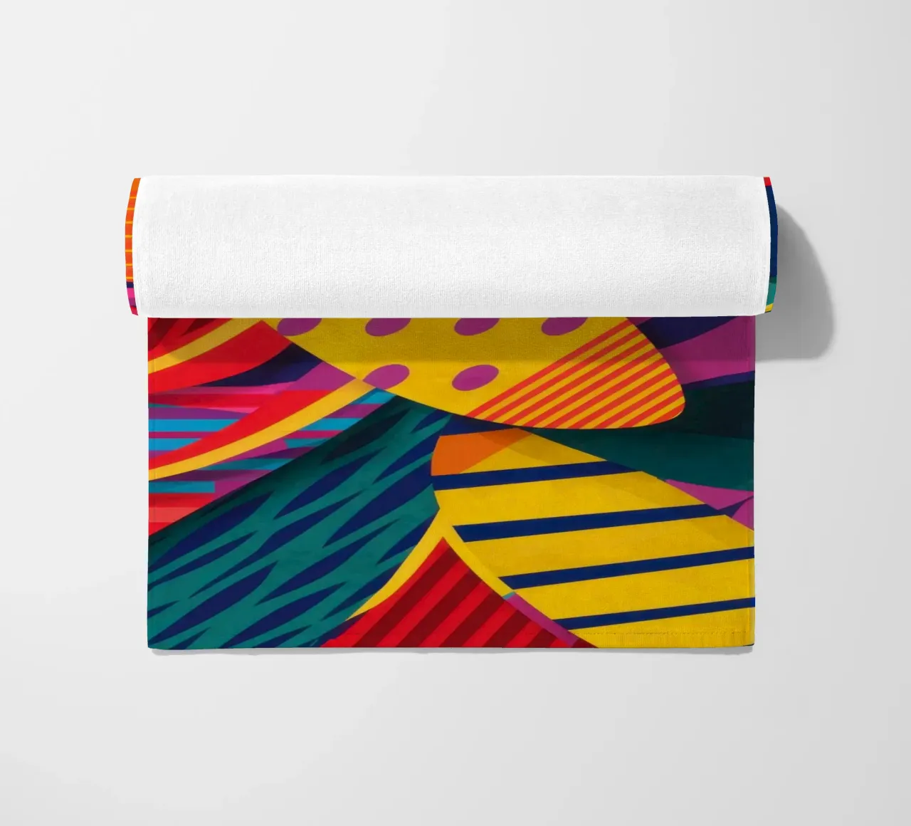 Tissage à motifs texturés serviette de plage de Line Fable