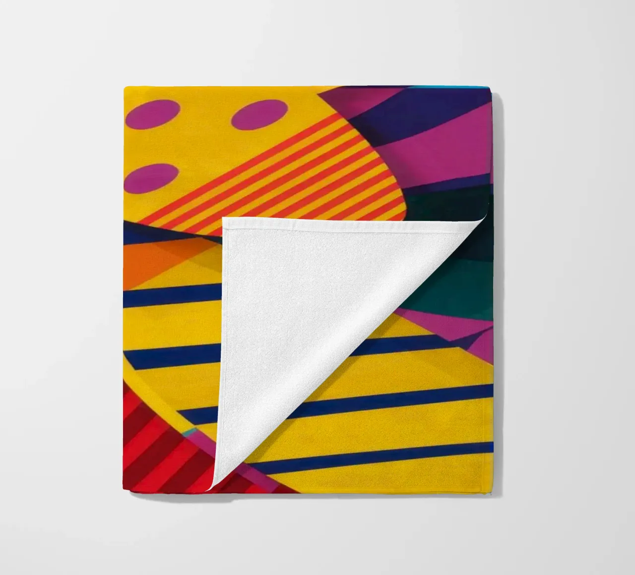 Tissage à motifs texturés serviette de plage de Line Fable