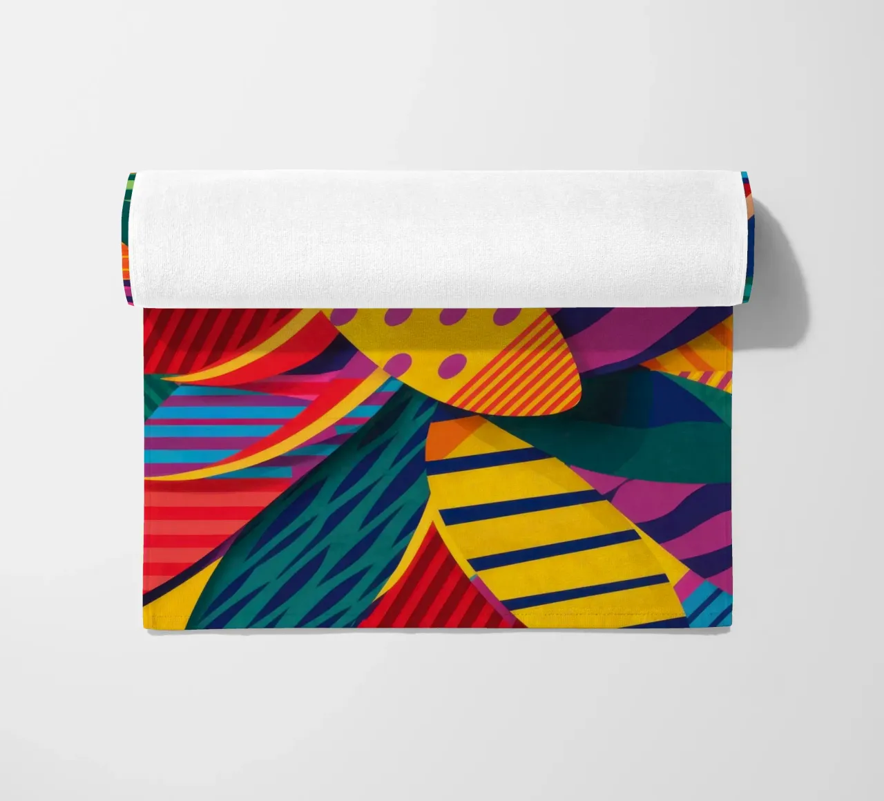 Tissage à motifs texturés serviette de plage de Line Fable