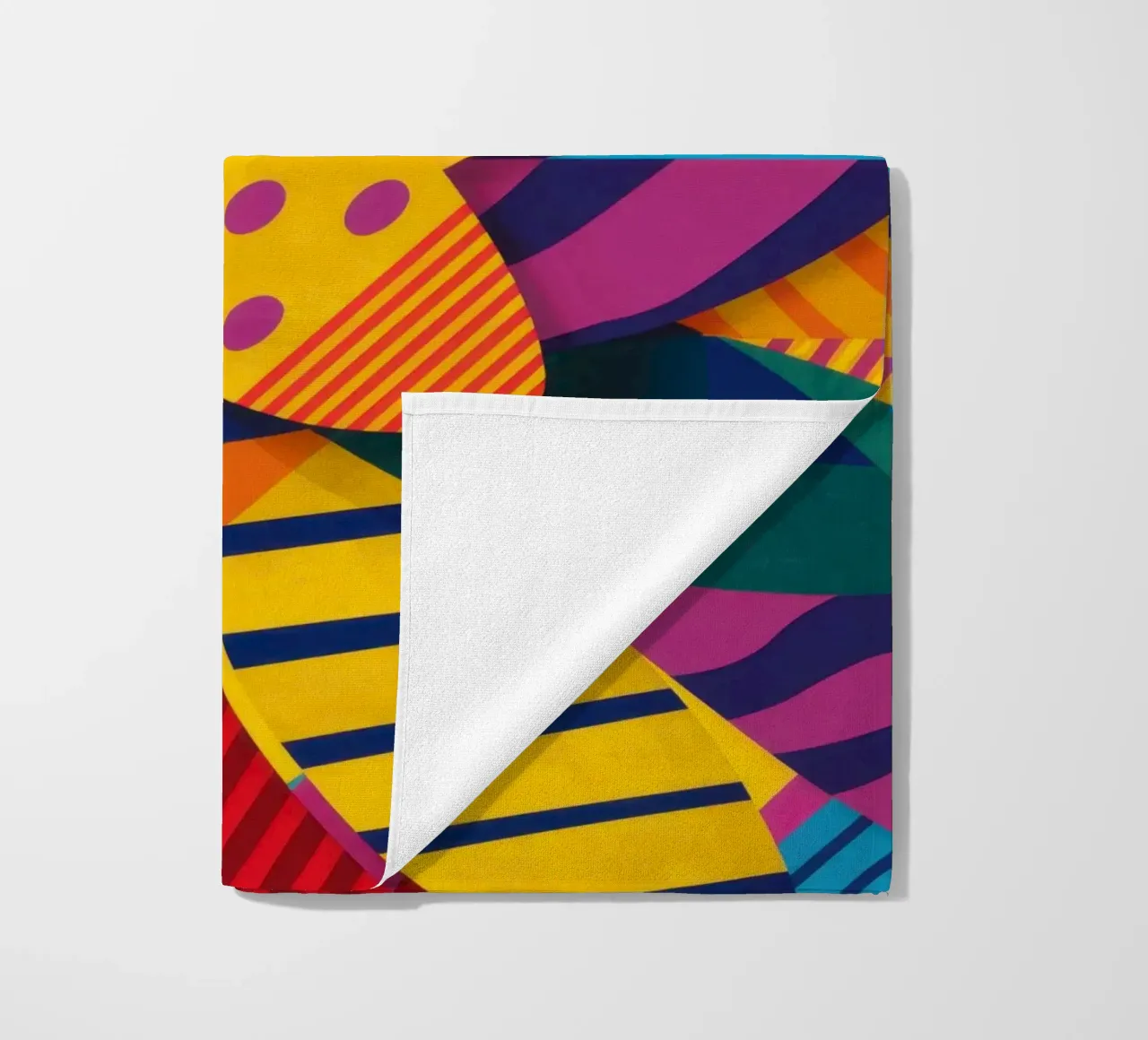 Tissage à motifs texturés serviette de plage de Line Fable