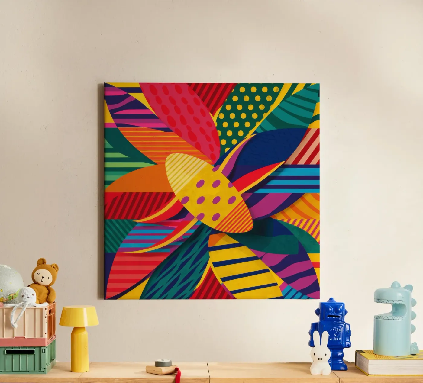 Textured Pattern Weave canvas by Line Fable