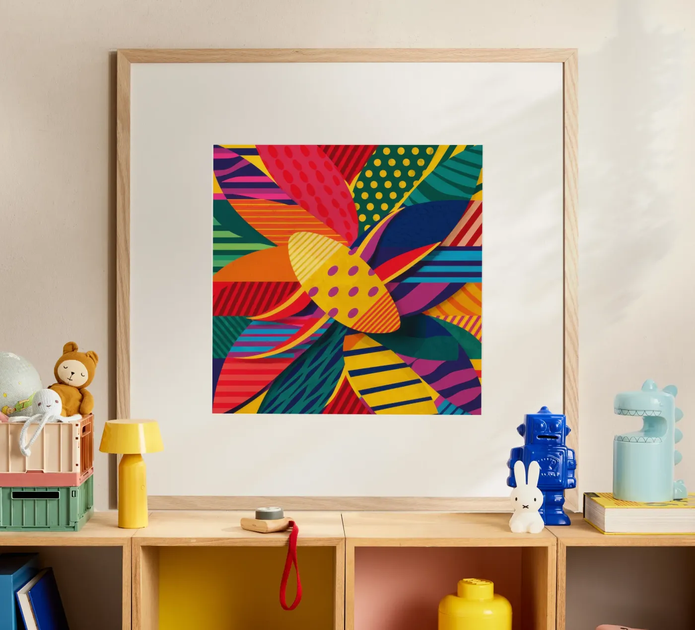 Textured Pattern Weave poster de Line Fable