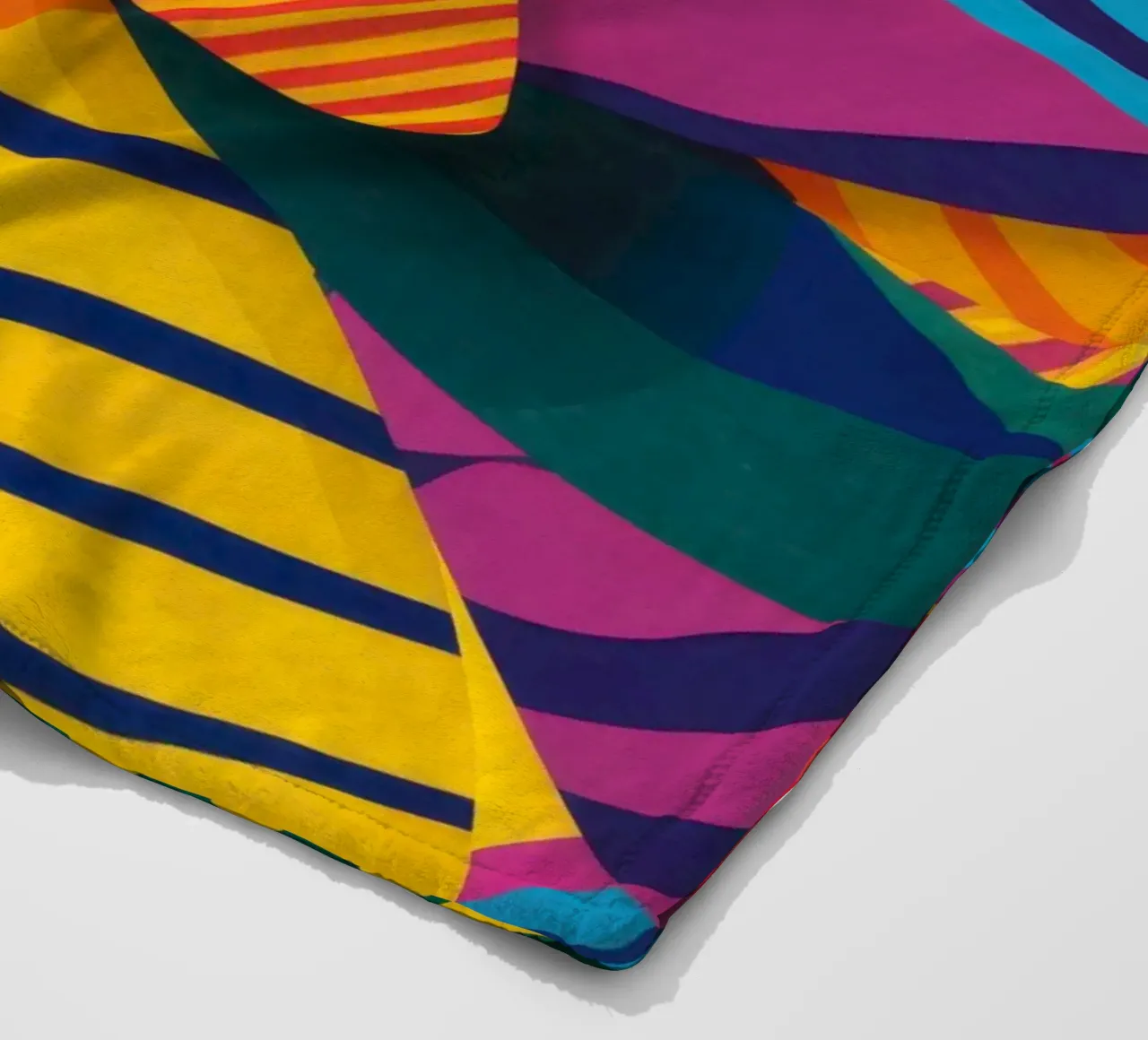 Strukturiertes Webmuster Fleecedecke von Line Fable