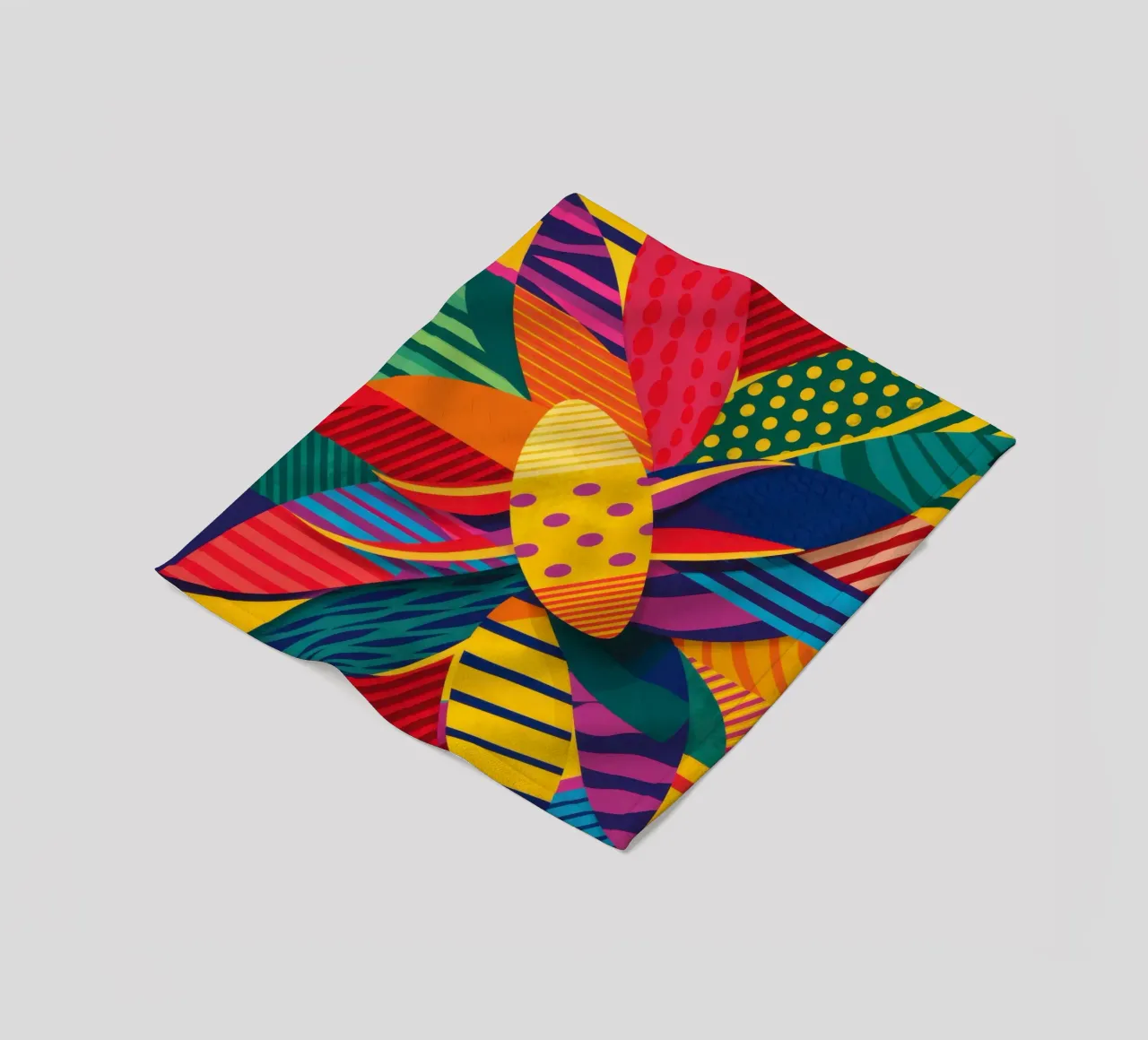 Strukturiertes Webmuster Fleecedecke von Line Fable