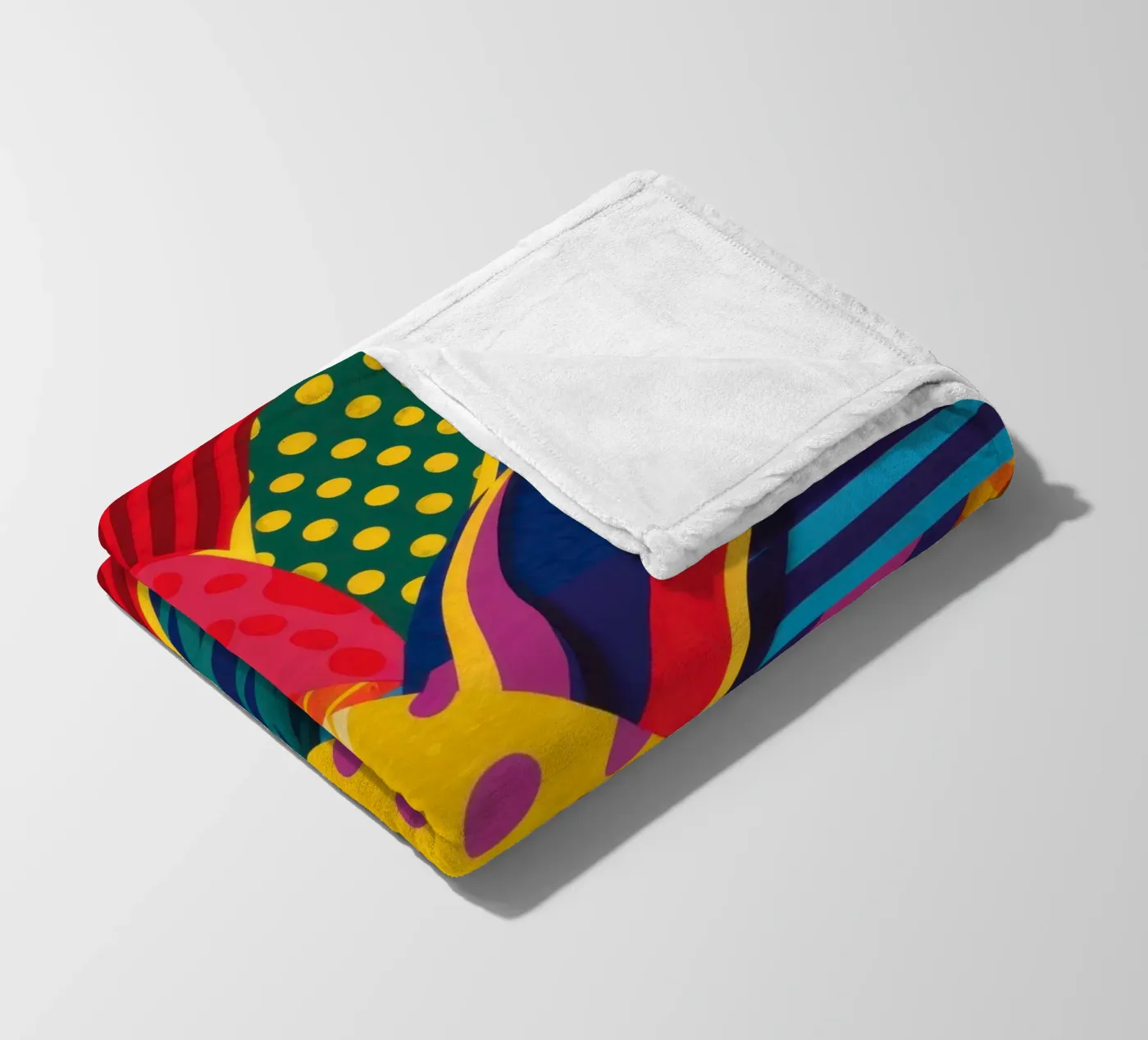Textured Pattern Weave fleece blanket by Line Fable
