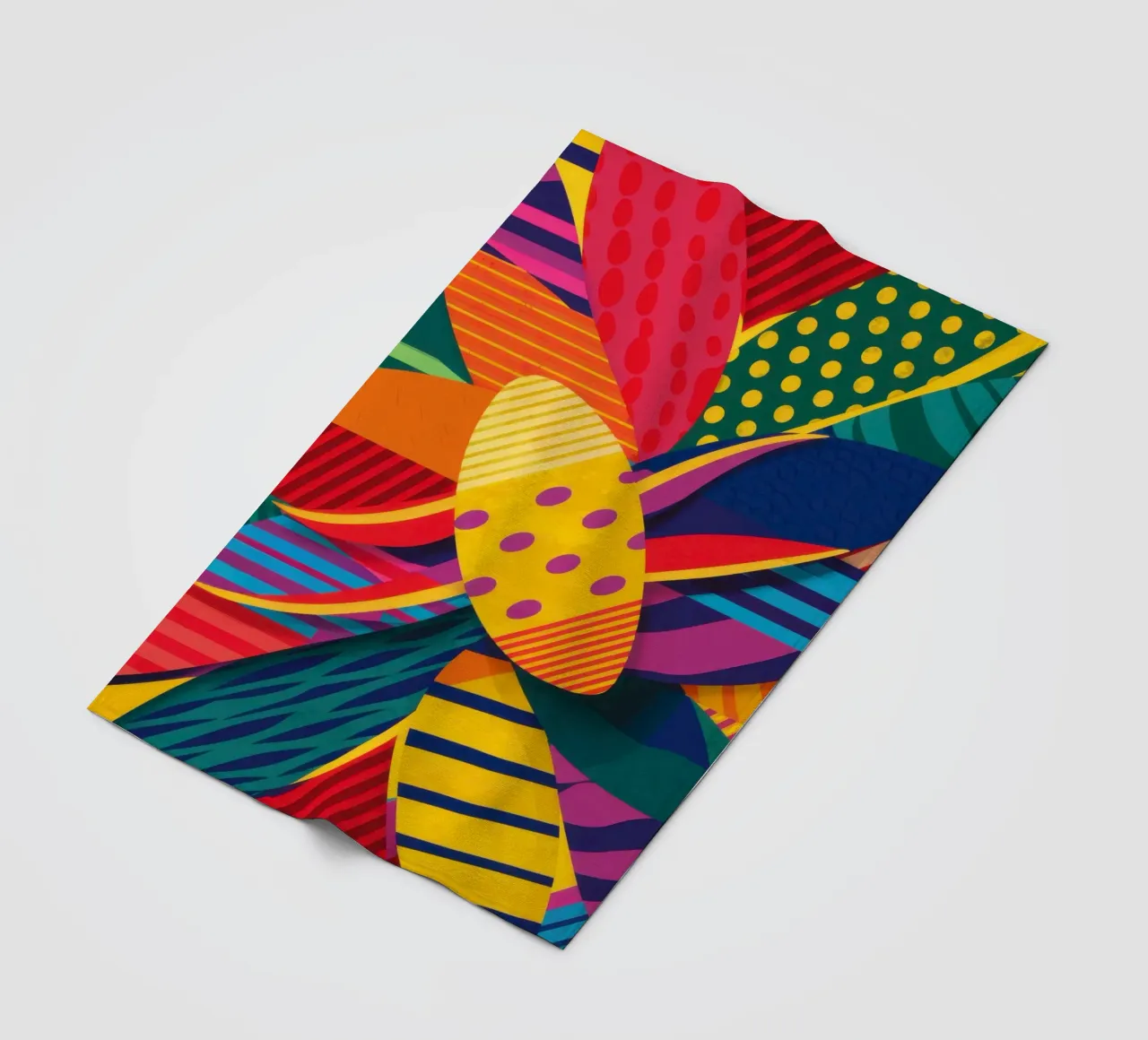 Strukturiertes Webmuster Fleecedecke von Line Fable