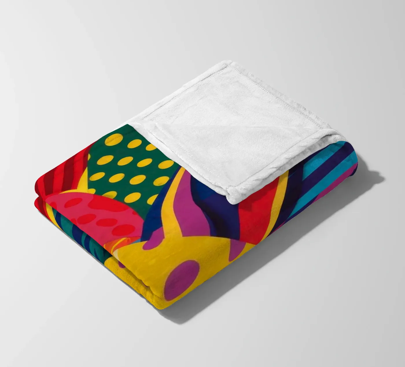 Textured Pattern Weave fleece blanket by Line Fable