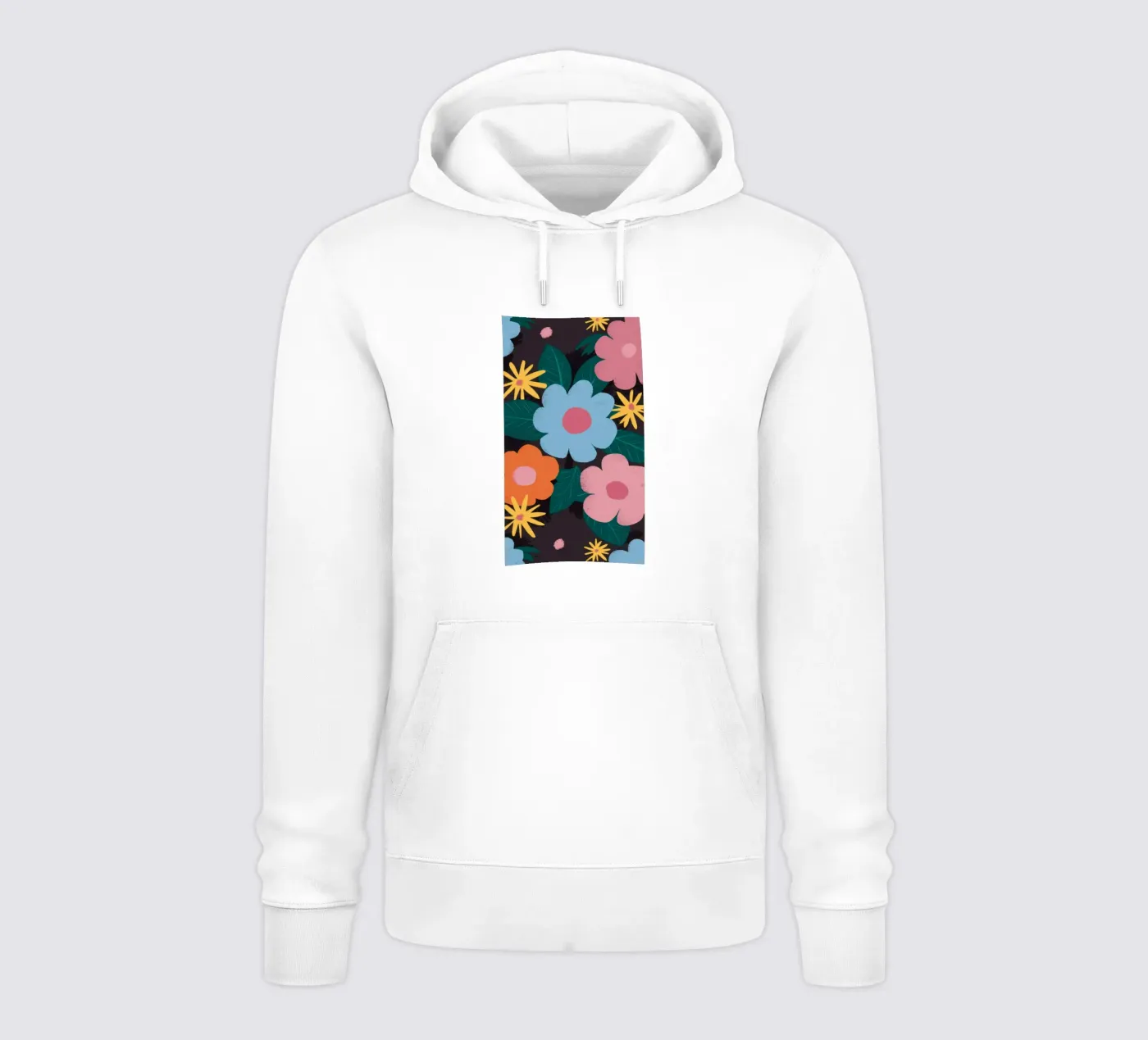 Simple Daisy Pattern hoodie by Obs Canvas