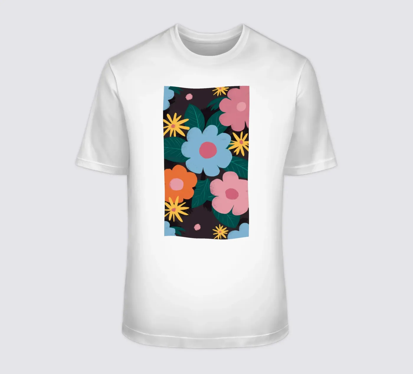 Simple Daisy Pattern t-shirt da Obs Canvas
