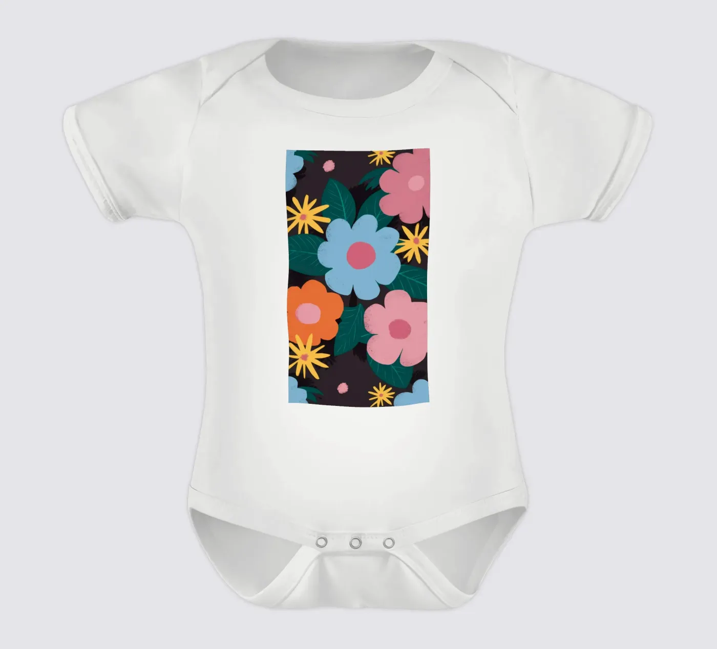 Simple Daisy Pattern body bébé de Obs Canvas