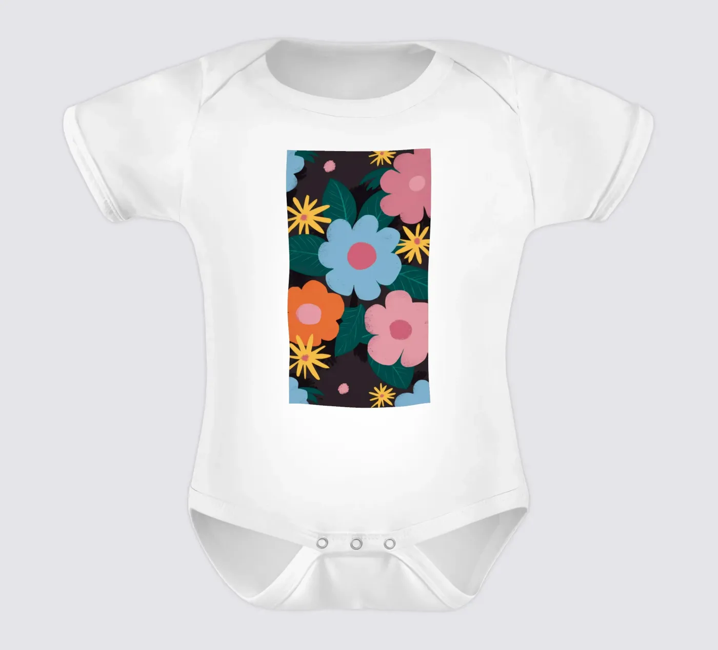 Simple Daisy Pattern body bébé de Obs Canvas