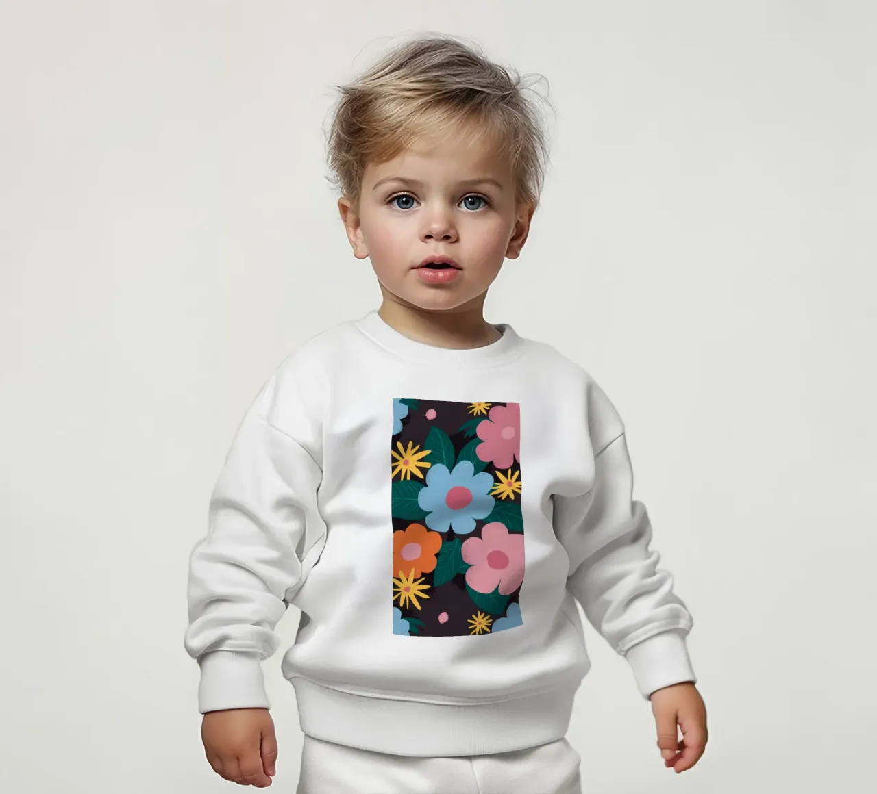 Modello semplice di margherita felpa neonato da Obs Canvas