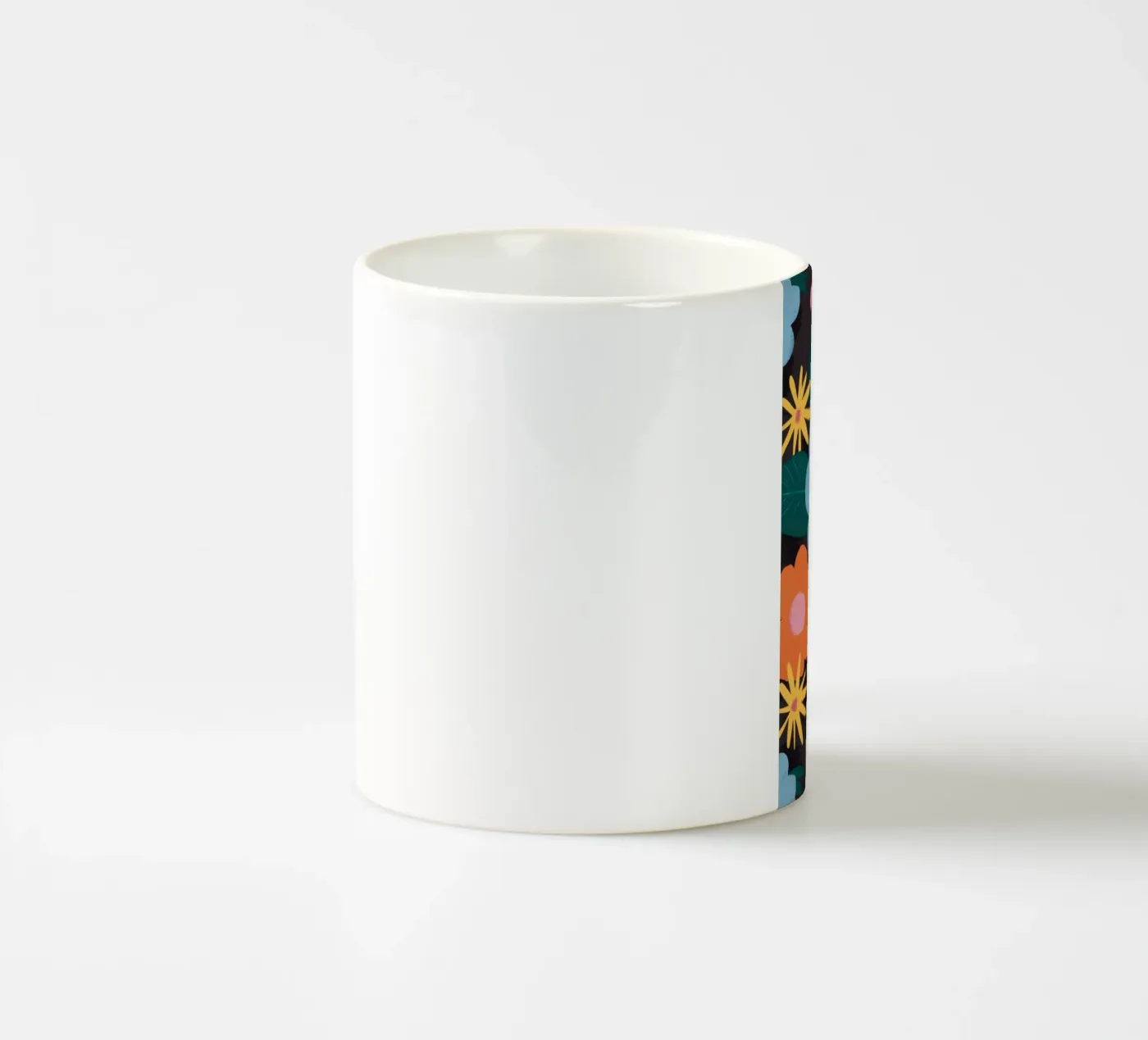 Simple Daisy Pattern ceramic mug by Obs Canvas