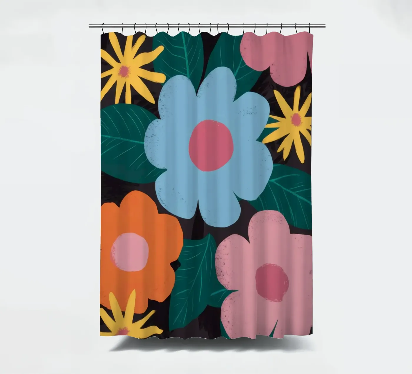 Simple Daisy Pattern tenda da doccia da Obs Canvas