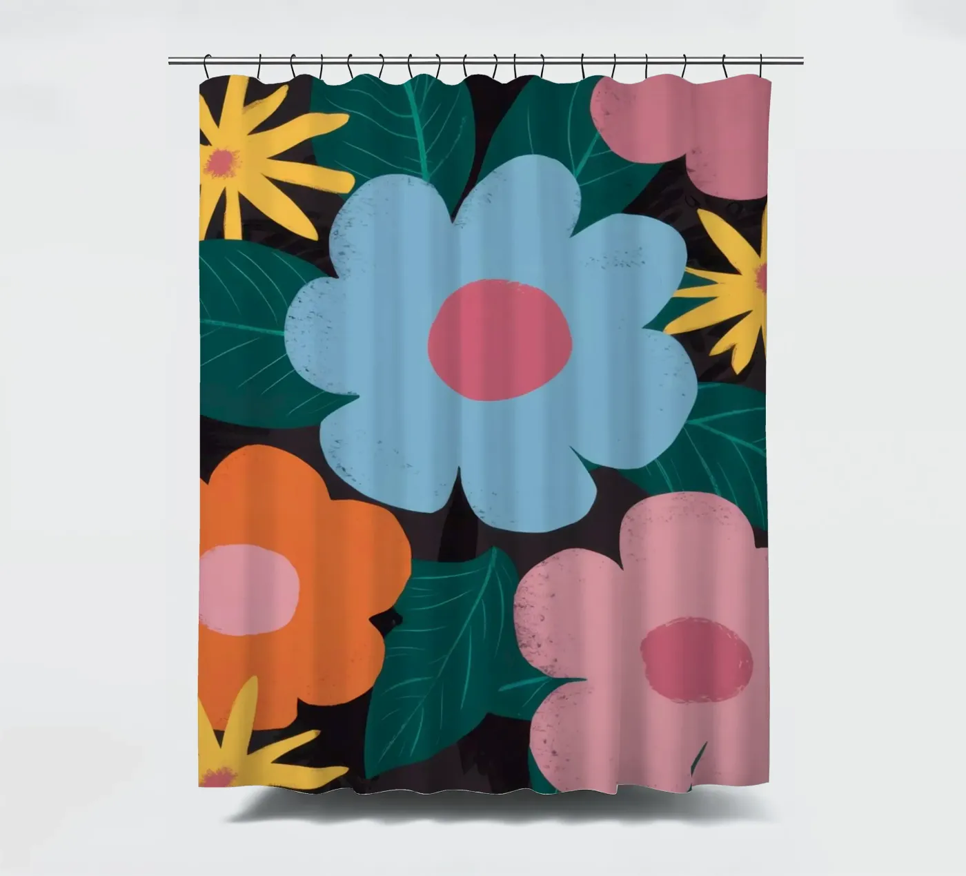 Simple Daisy Pattern tenda da doccia da Obs Canvas