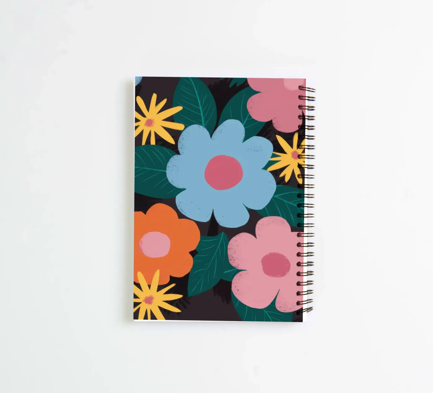 Einfaches Gänseblümchen-Muster Ringbuch von Obs Canvas