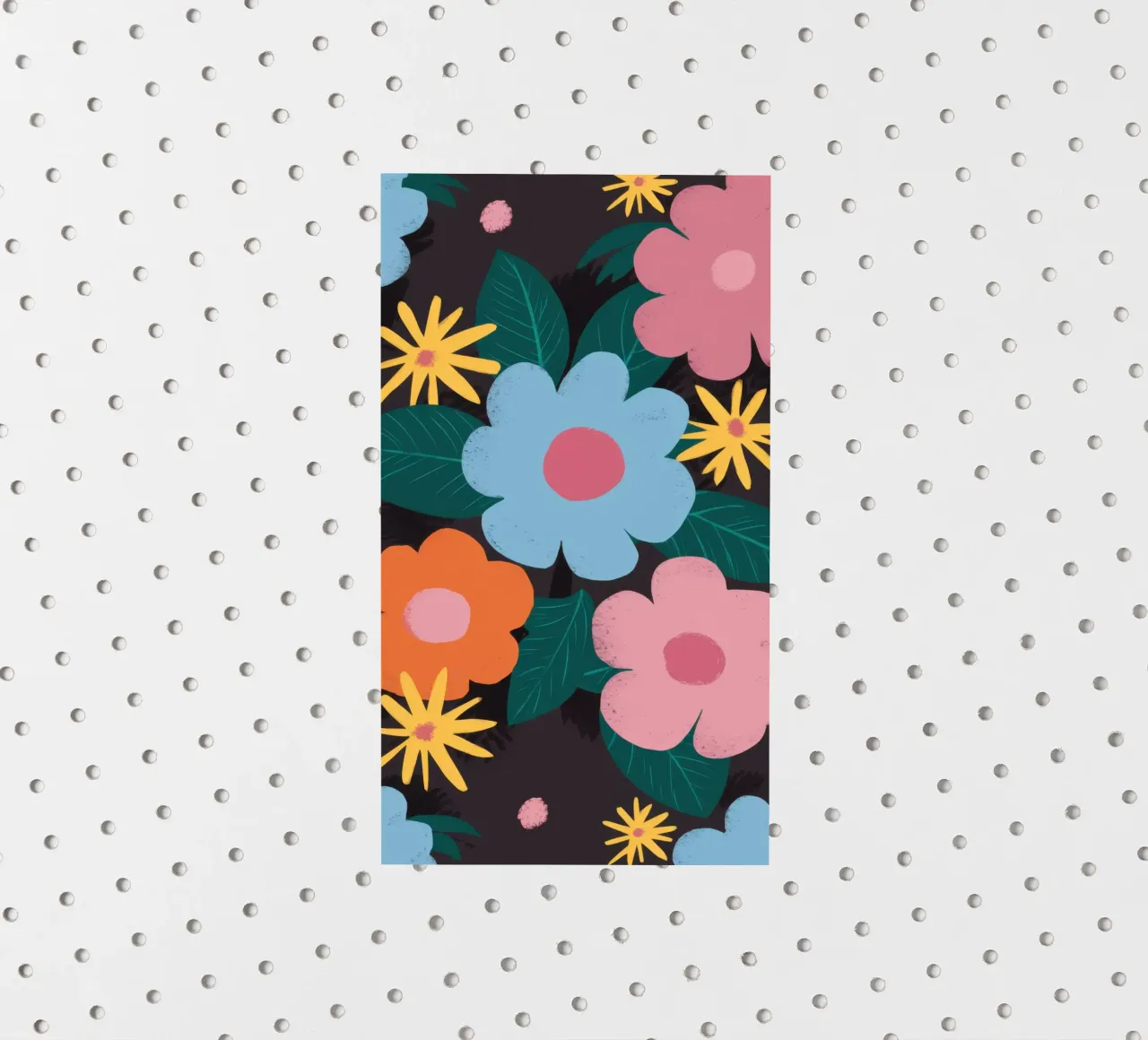 Einfaches Gänseblümchen-Muster Sticker von Obs Canvas