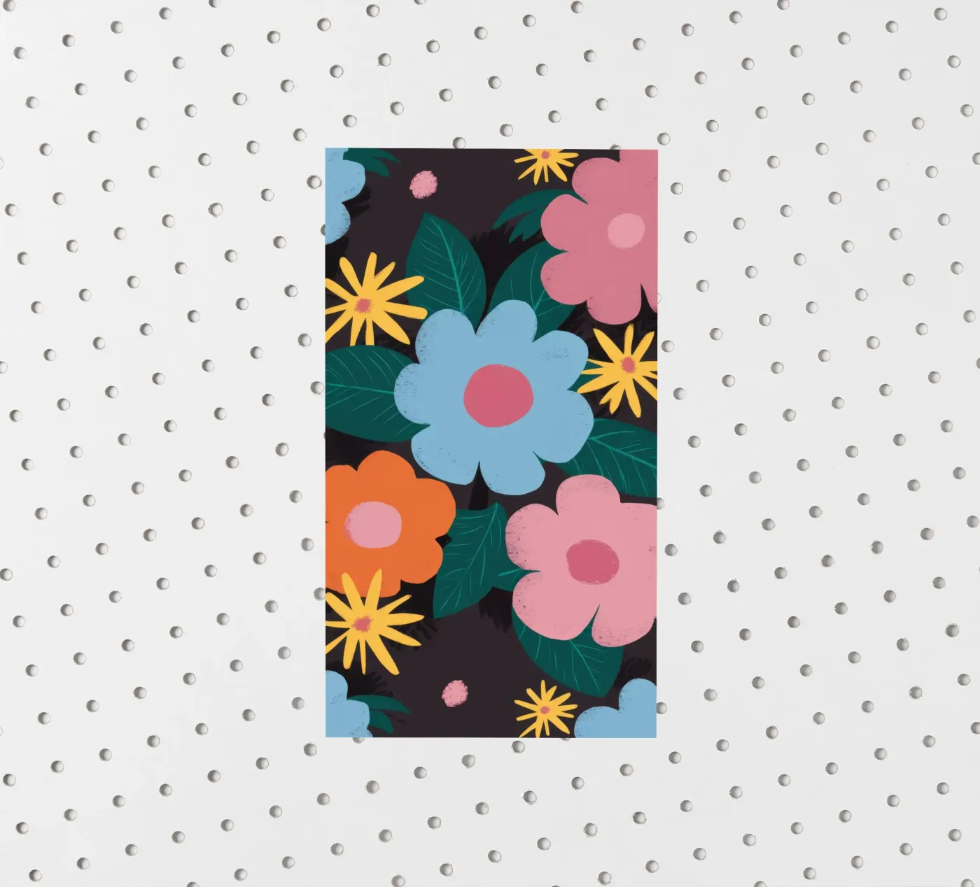 Simple Daisy Pattern sticker by Obs Canvas