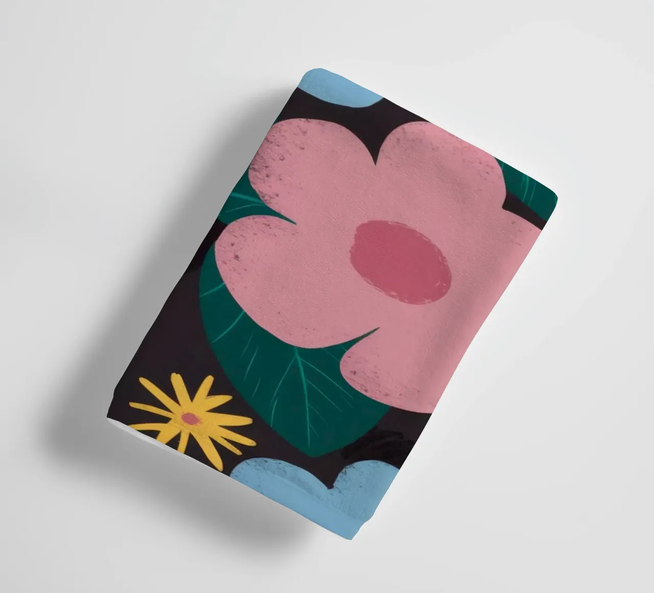 Simple Daisy Pattern towel by Obs Canvas