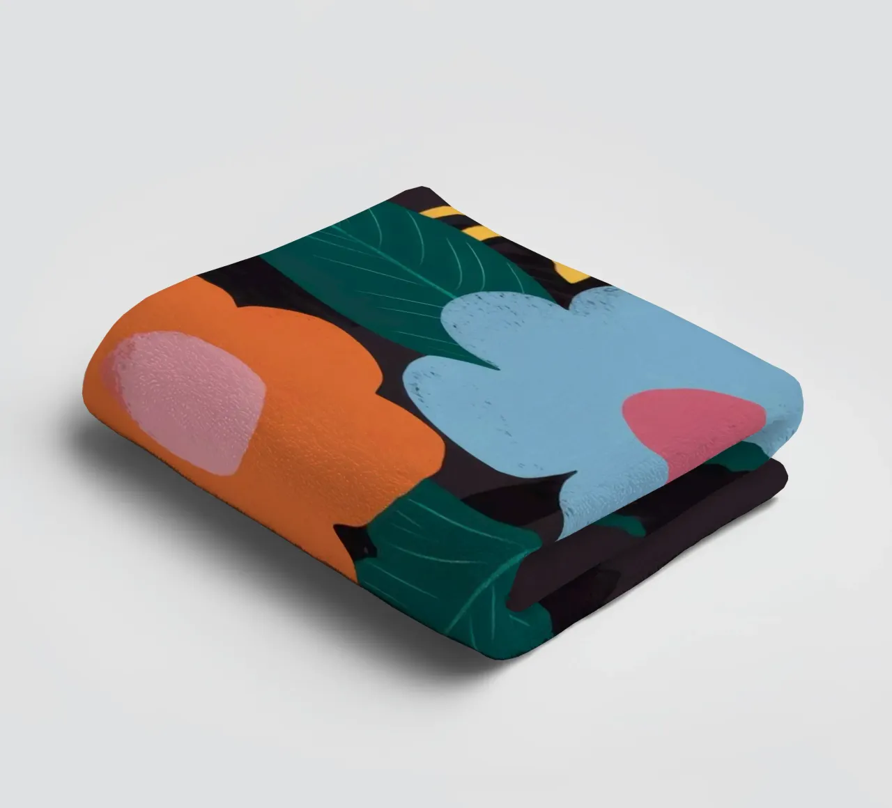 Simple Daisy Pattern towel by Obs Canvas