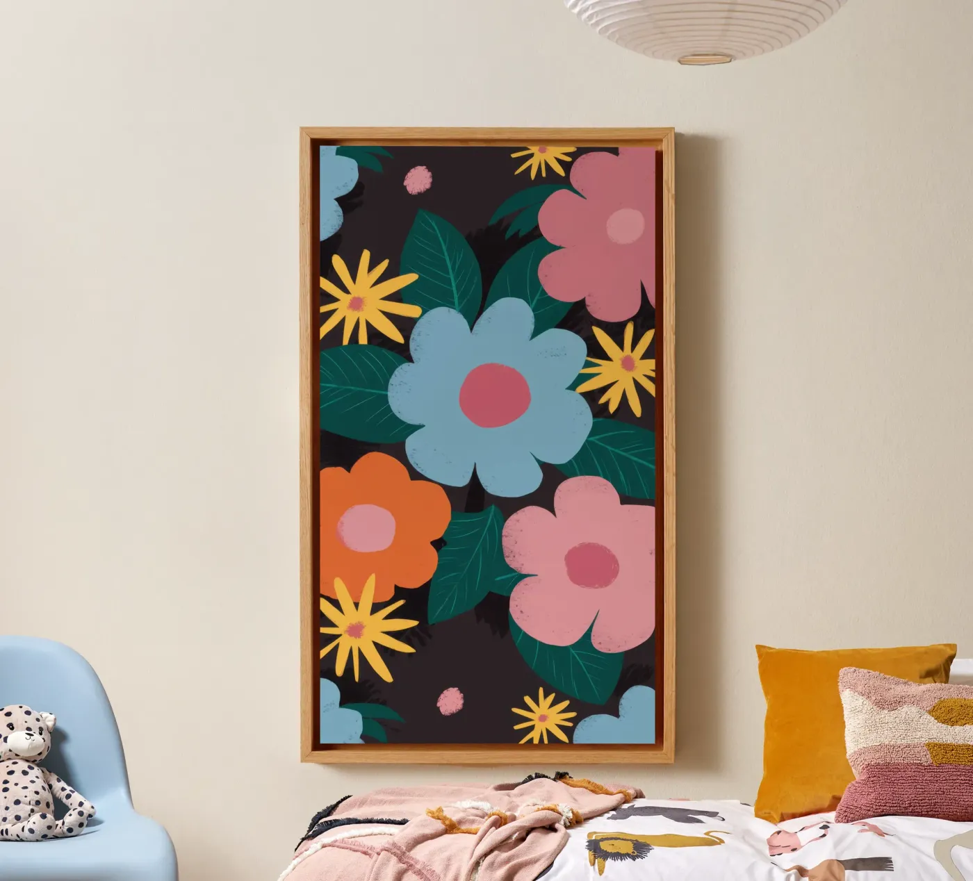 Simple Daisy Pattern tela da Obs Canvas