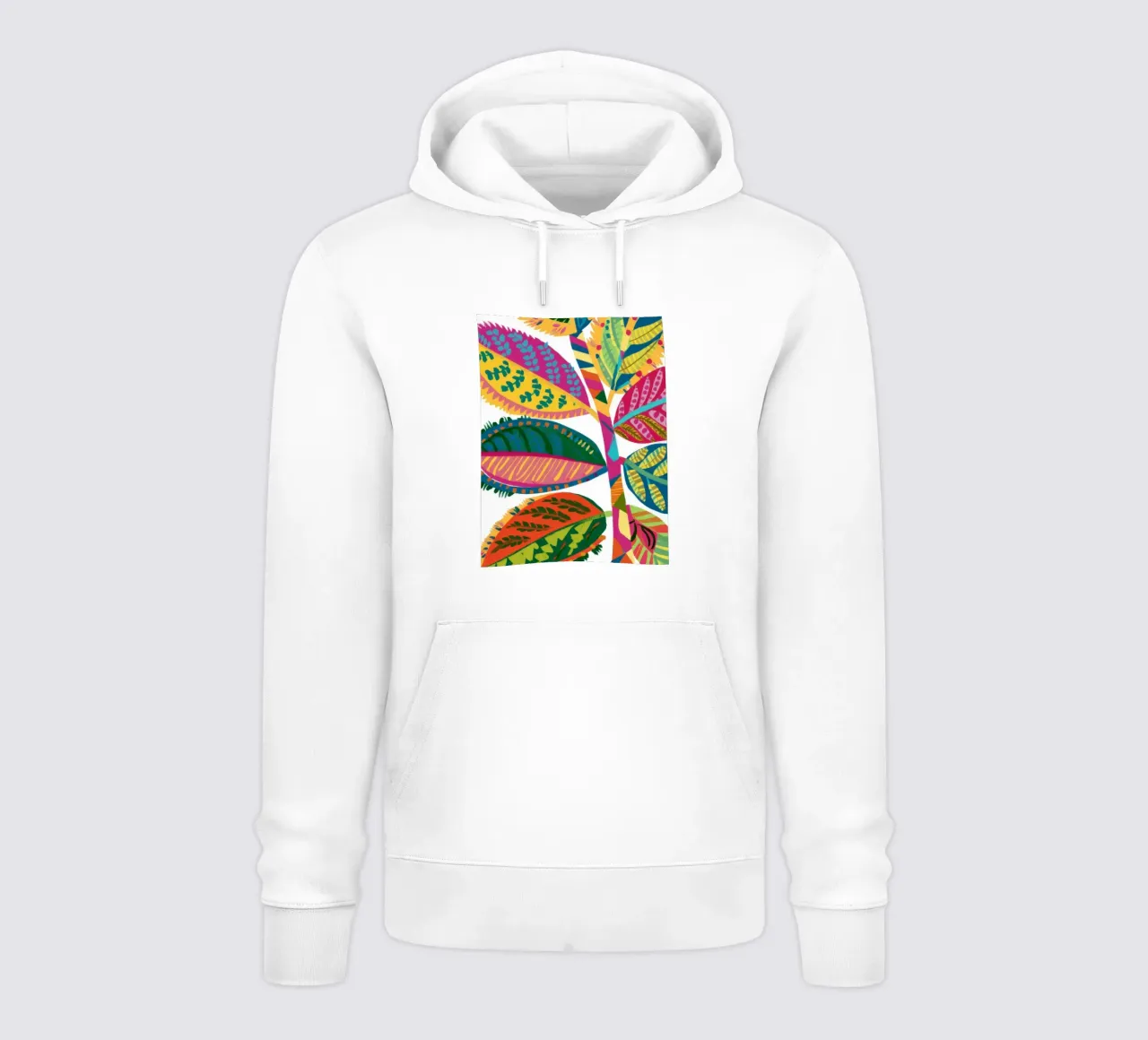 Foglia arcobaleno intricata felpa con cappuccio da Thistle Bloom