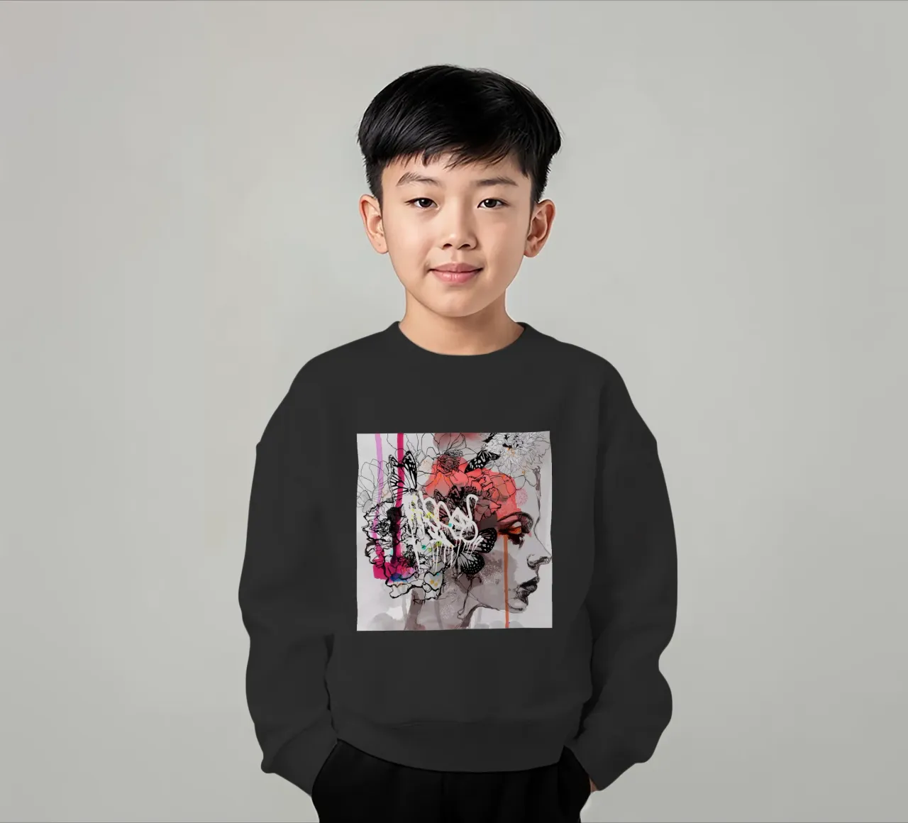 c o s m i c w a v e s felpa bambino da Giulio Iurissevich