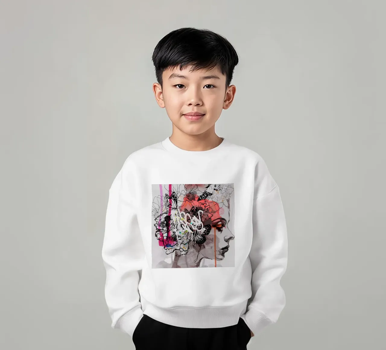 c o s m i c w a v e s Kinder Sweatshirt von Giulio Iurissevich