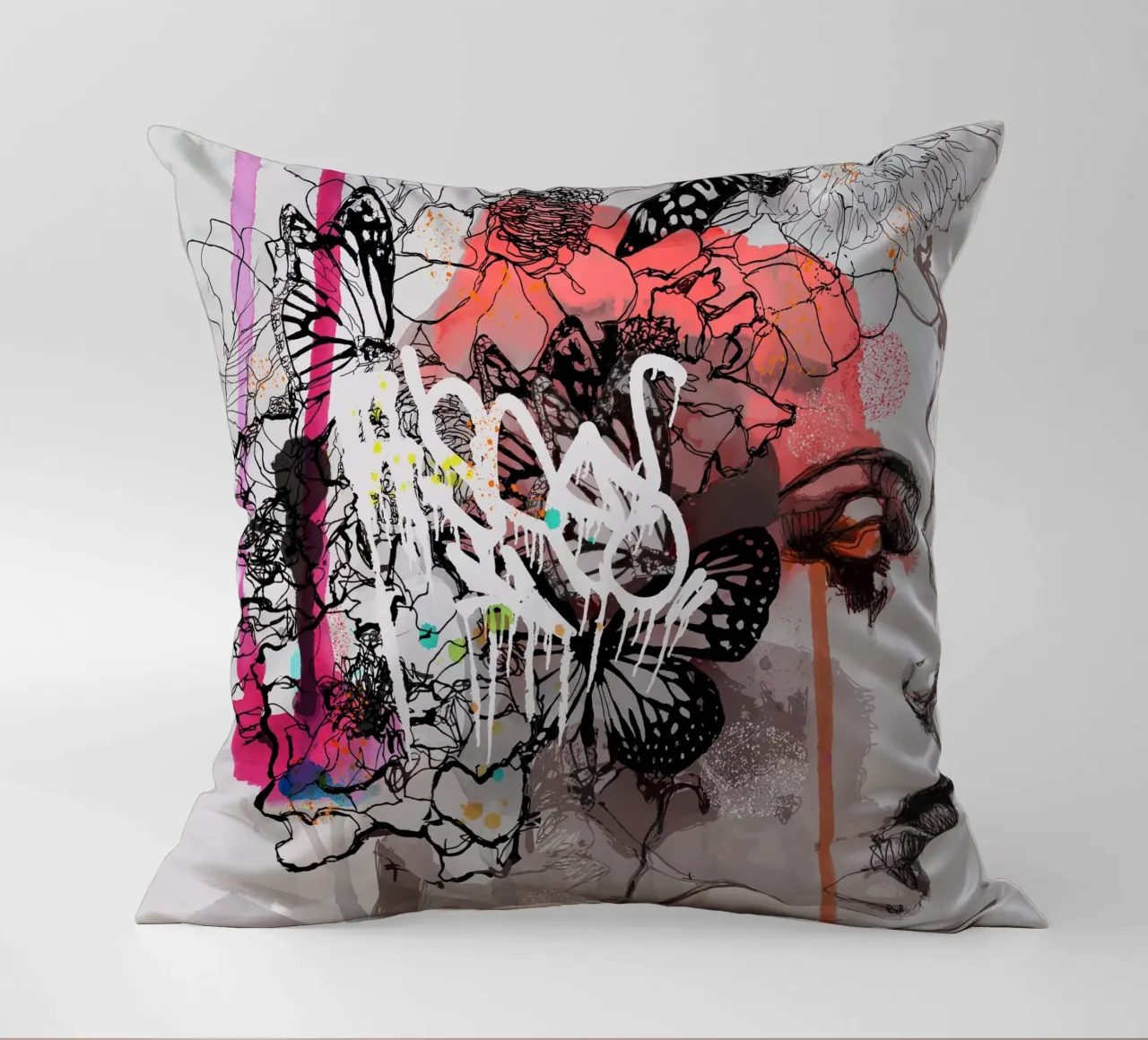 c o s m i c w a v e s cuscino da Giulio Iurissevich