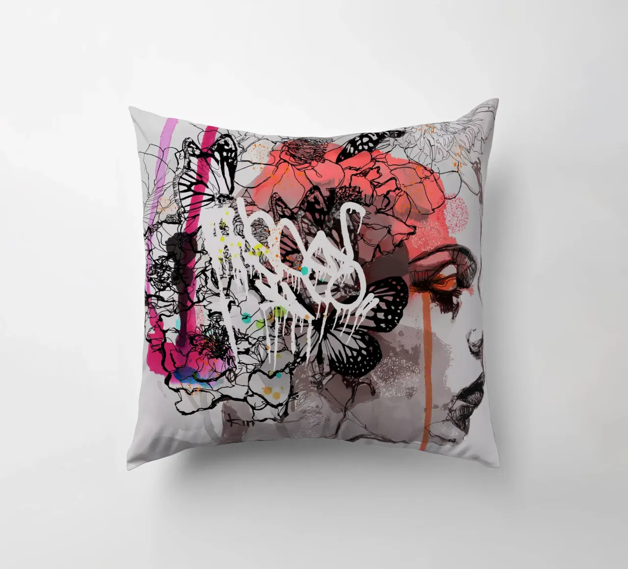 c o s m i c w a v e s cuscino da Giulio Iurissevich