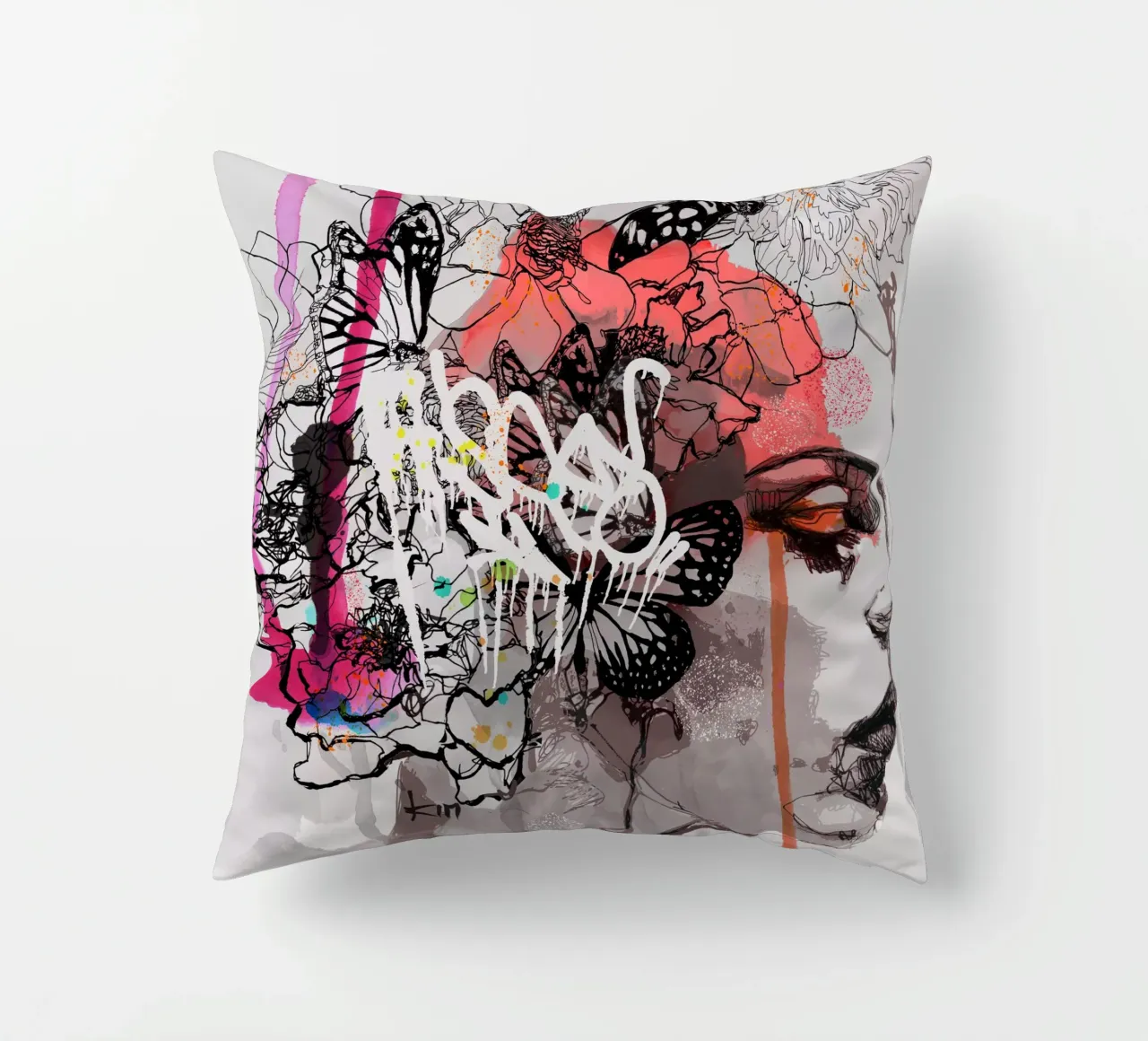 c o s m i c w a v e s cuscino da Giulio Iurissevich