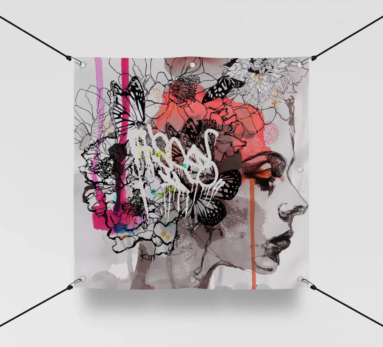 c o s m i c w a v e s telo in pvc da Giulio Iurissevich