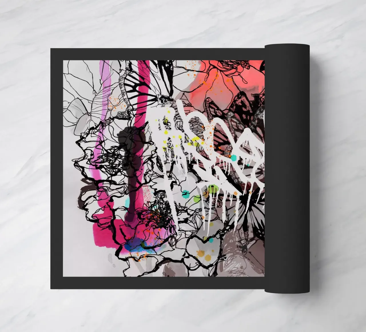 c o s m i c w a v e s paillasson de Giulio Iurissevich