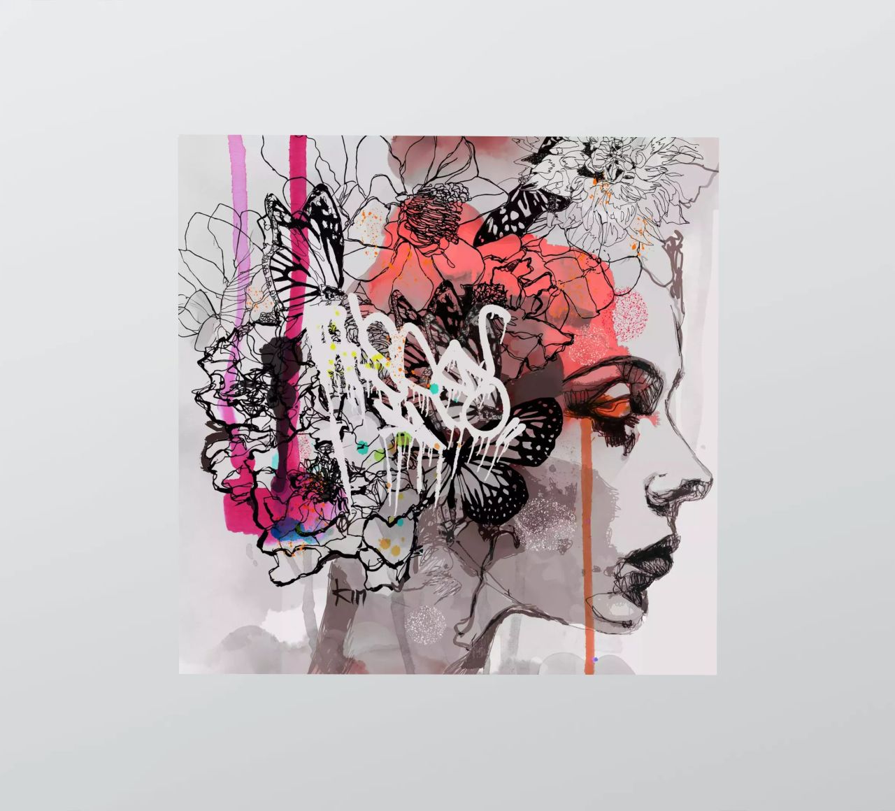 c o s m i c w a v e s autocollant de Giulio Iurissevich