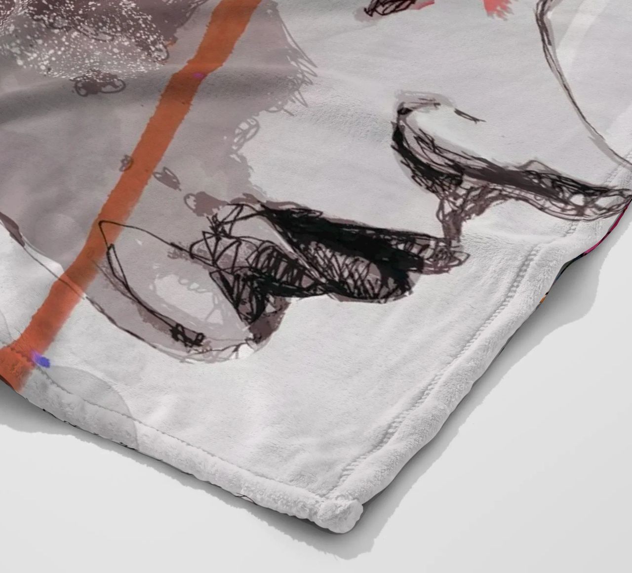 c o s m i c w a v e s plaid polaire de Giulio Iurissevich