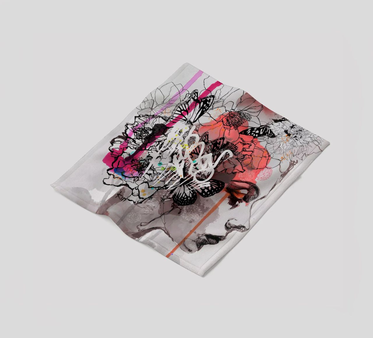 c o s m i c w a v e s plaid polaire de Giulio Iurissevich