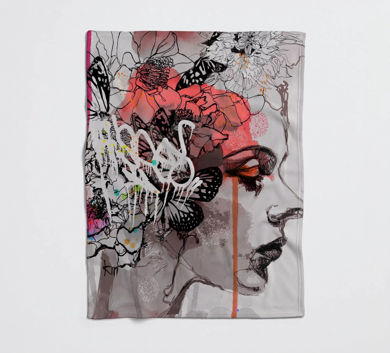 c o s m i c w a v e s plaid polaire de Giulio Iurissevich
