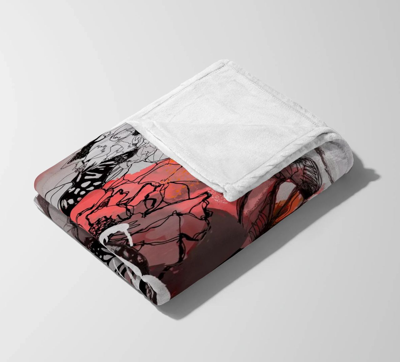 c o s m i c w a v e s plaid polaire de Giulio Iurissevich