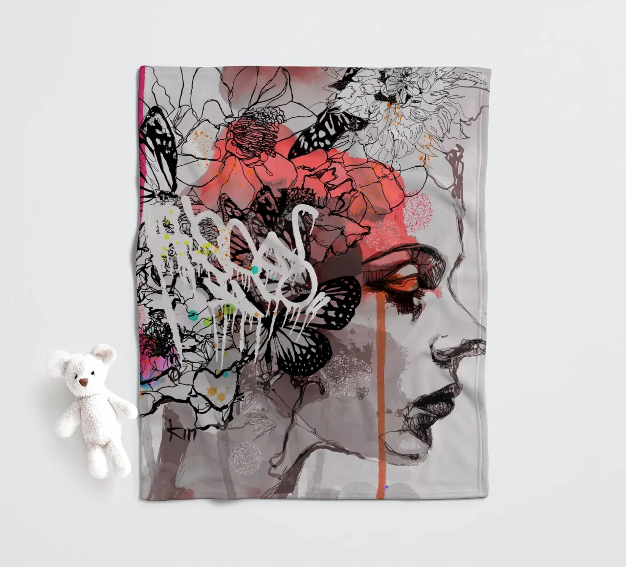 c o s m i c w a v e s coperta in pile da Giulio Iurissevich