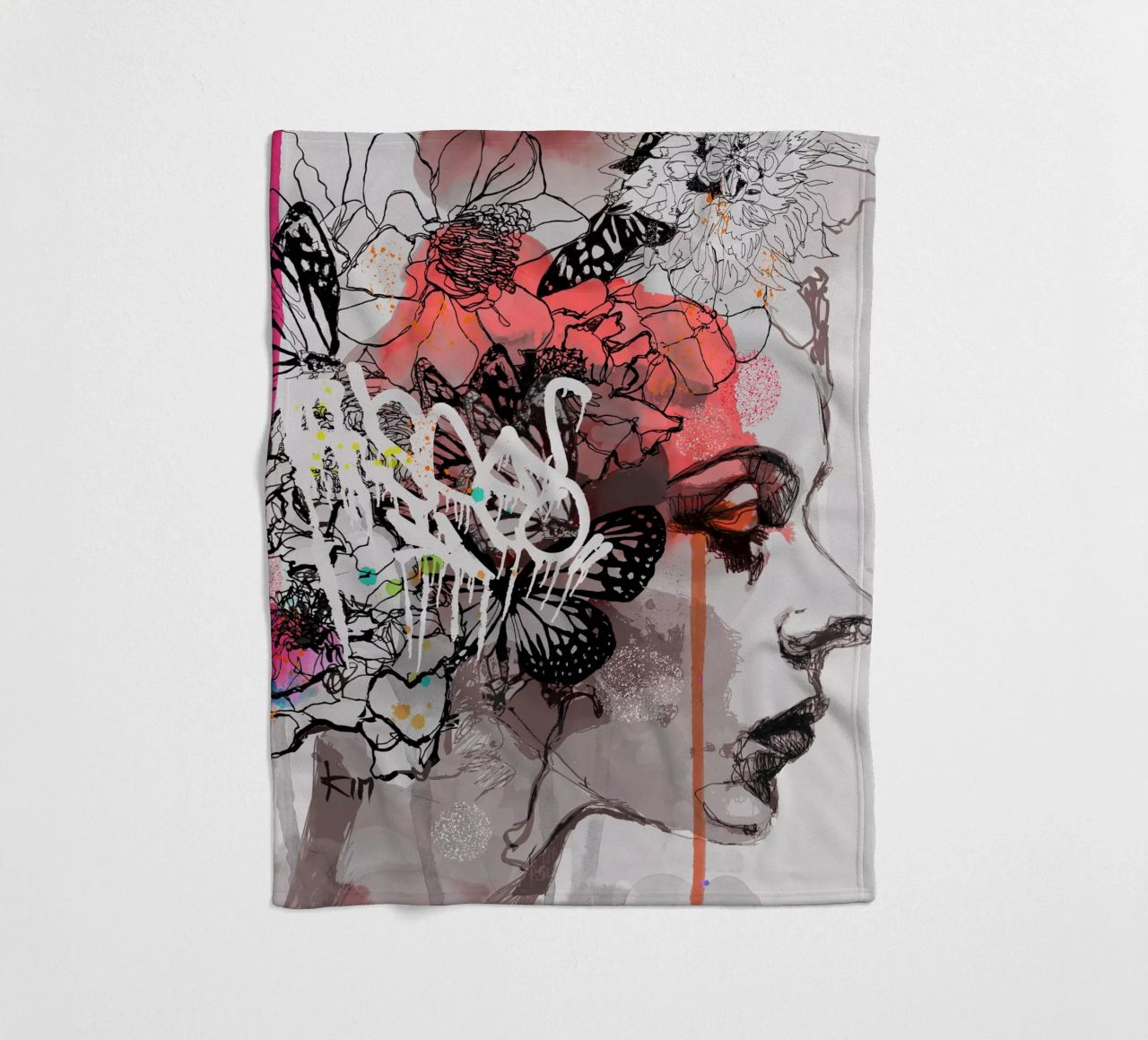 c o s m i c w a v e s plaid polaire de Giulio Iurissevich