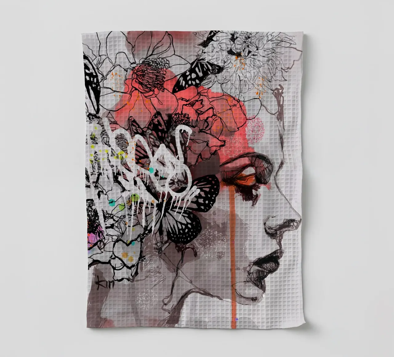 c o s m i c w a v e s canovaccio da cucina da Giulio Iurissevich