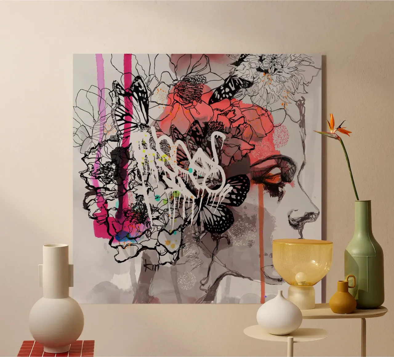 c o s m i c w a v e s Acryl-Glas von Giulio Iurissevich